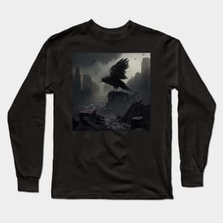 the crow Long Sleeve T-Shirt